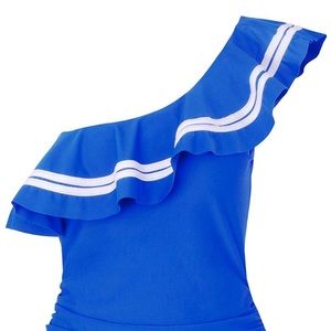 Blue swimsuit